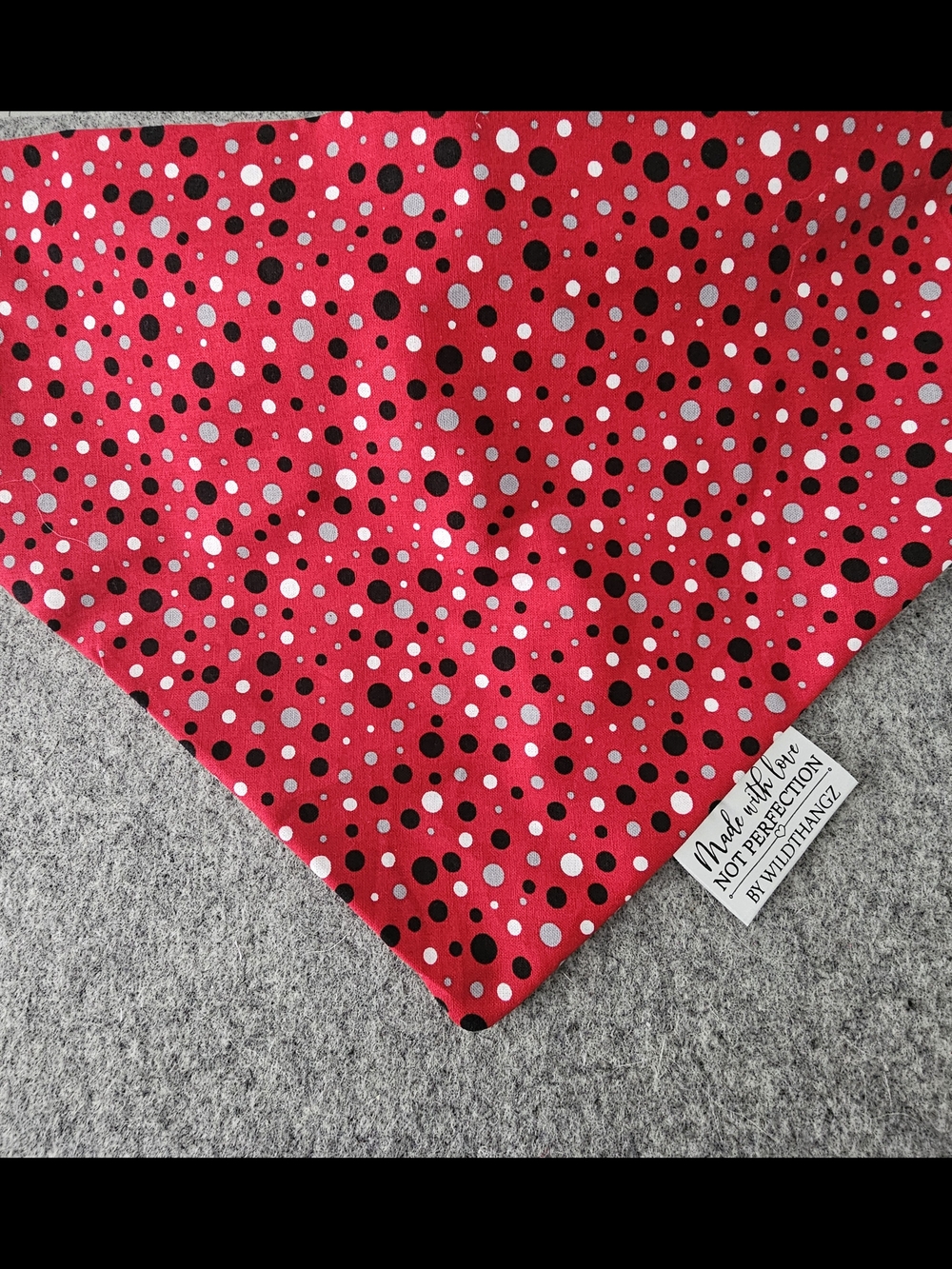 Red Polka Dot Bandana